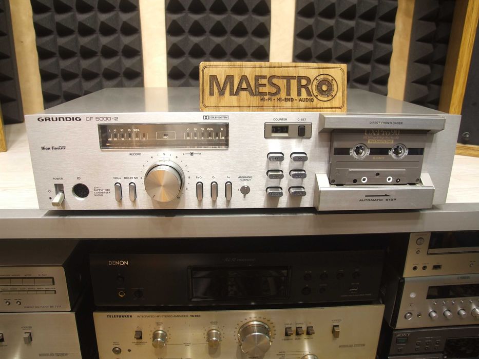Касетна дека Grundig CF5000-2. Обслужена. Без передплати