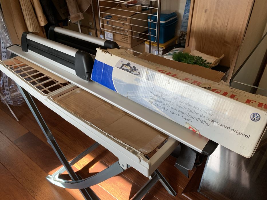 Barra fixadores skis tejadilho