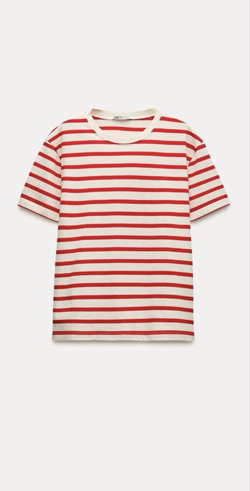Футболка в полоску зара zara