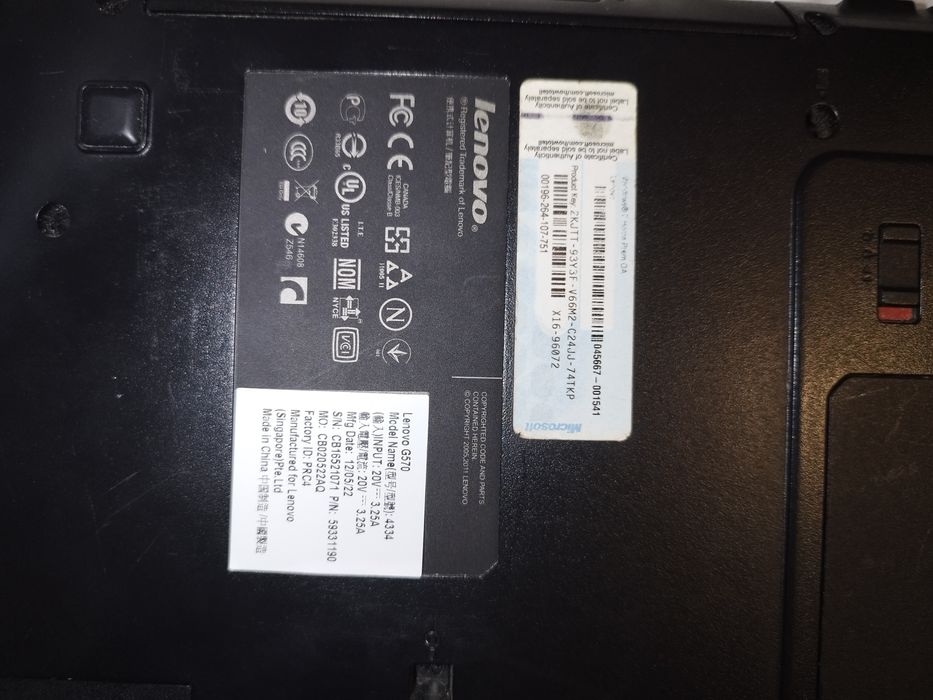 Ноутбук Lenovo G570
