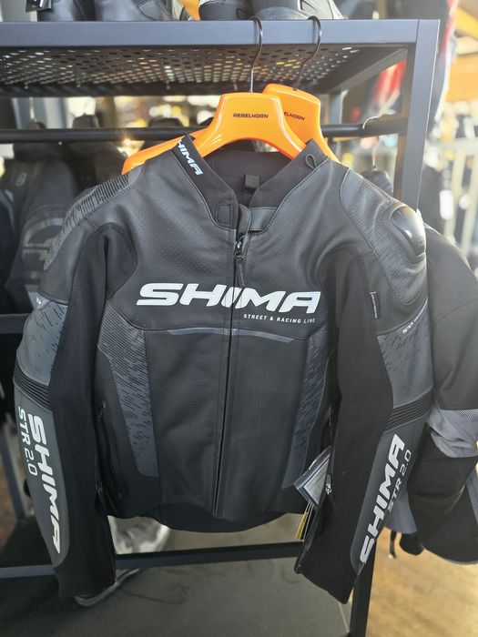 Kurtka motocyklowa skórzana shima STR 2.0