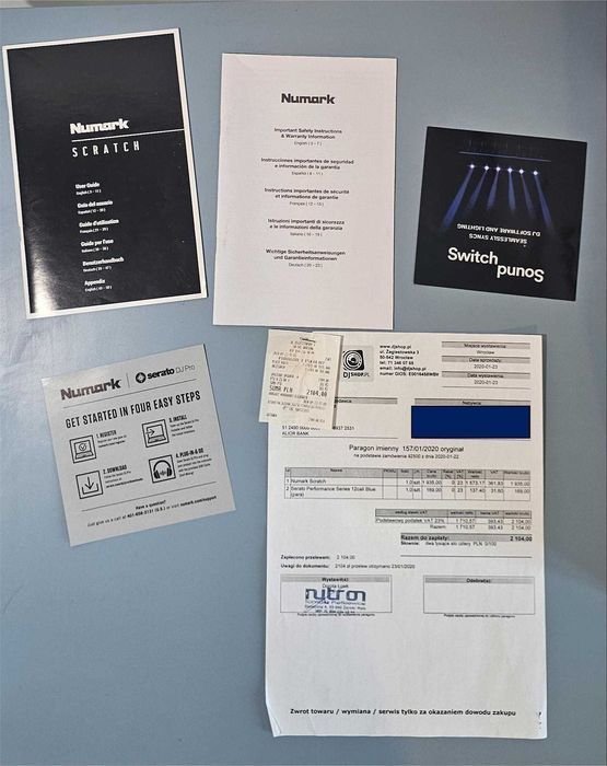 Numark Scratch Mikser + Pokrywa