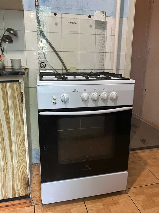 Плита газова Greta 600-00 12А біла