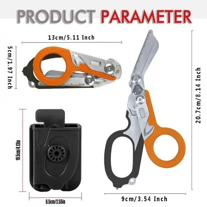 Nożyce wielofunkcyjne taktyczne medyczne multitool