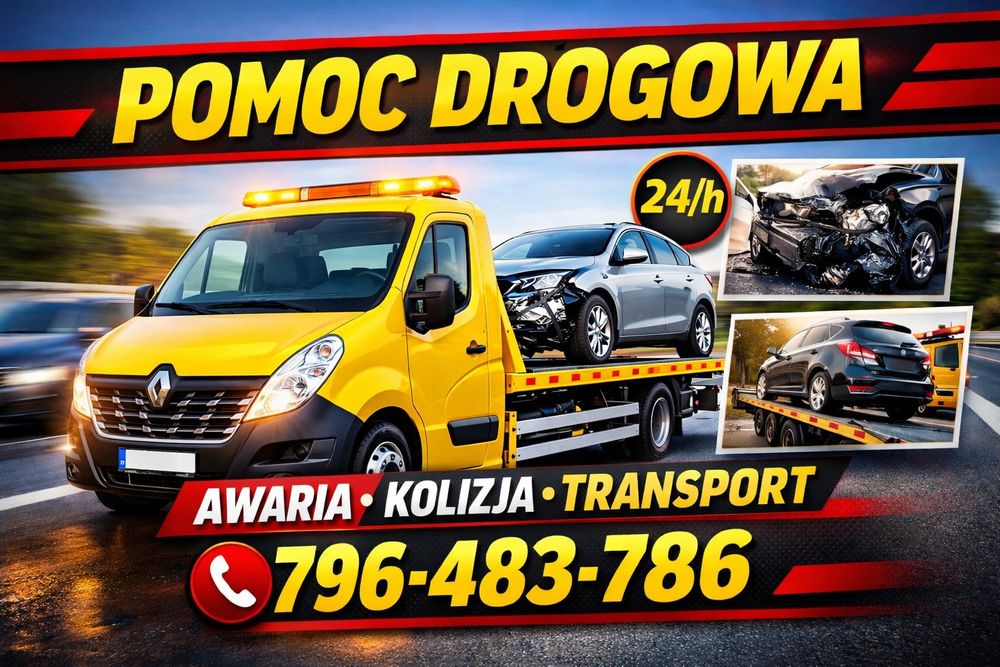 Pomoc Drogowa 24H Transport Laweta Łodzkie
