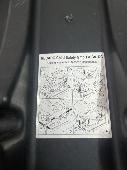 Isofix Recaro  - usado mas em bom estado