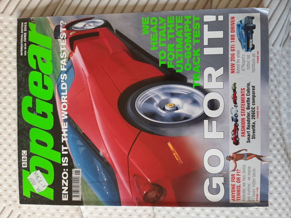 Revistas de automóveis estrangeiras