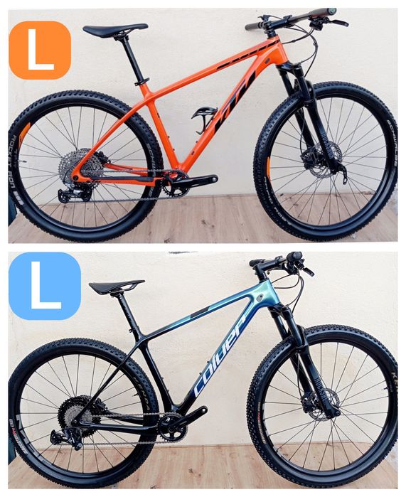 JF-Bikes Bicicletas CARBONO L 12v KTM Myroon/Coluer Poison