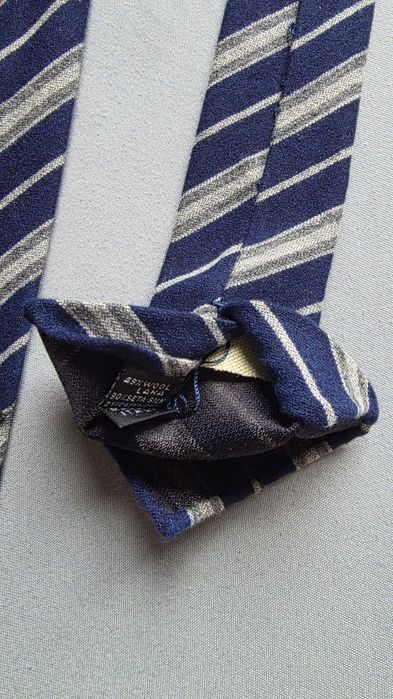 Krawat wełniany kaszmirowy KITON