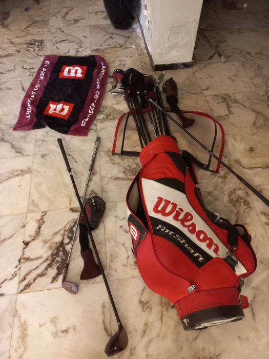 Full set de tacos de golf wilson fatshaft deepred