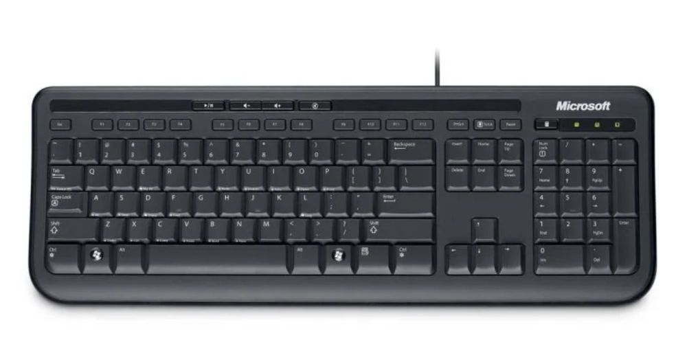 Microsoft Wired Keyboard 600  Office USB QWERTY