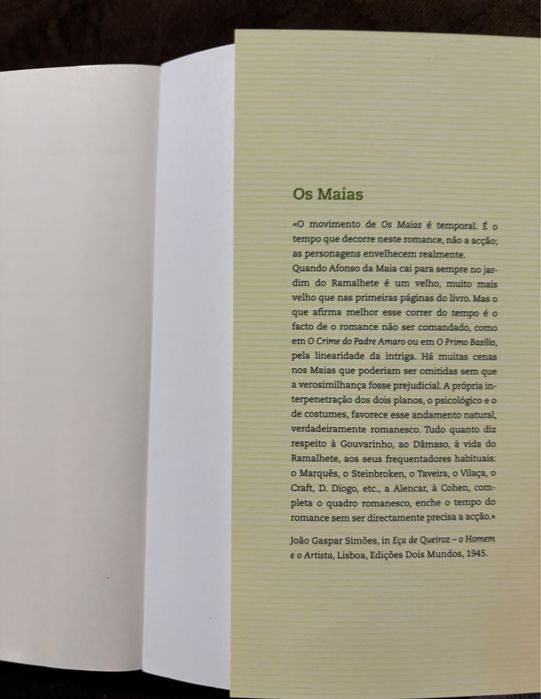 Livro Os Mais de Eça Queiros