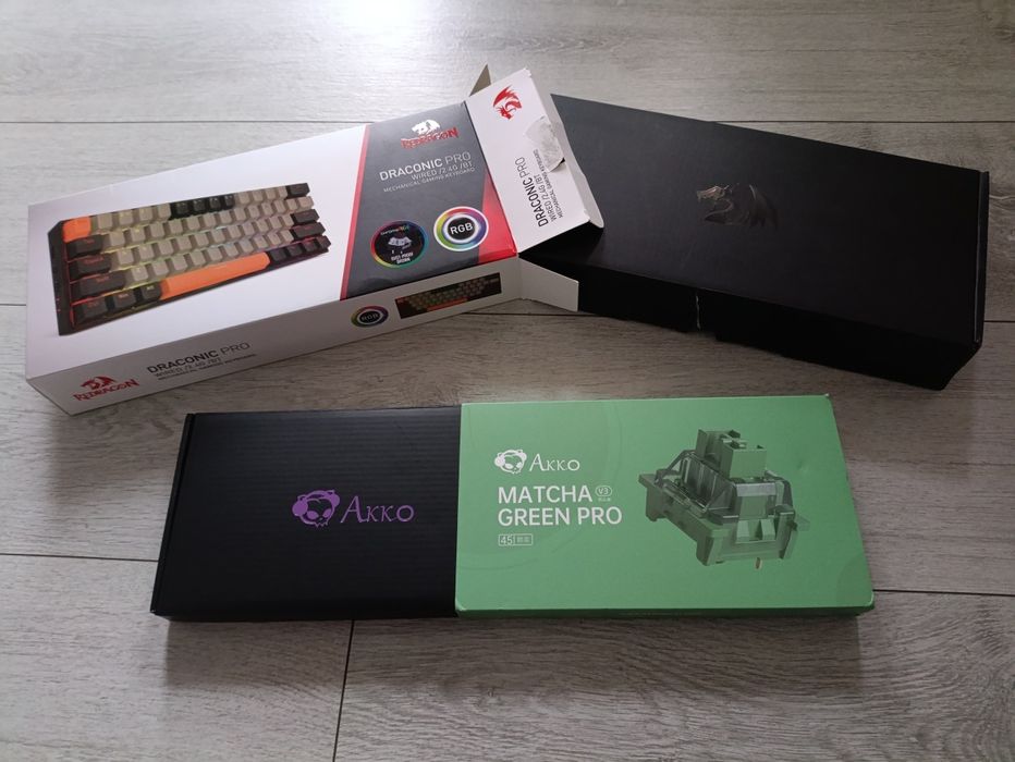 Klawiatura gamingowa Red Dragon Draconic Pro + przełączniki