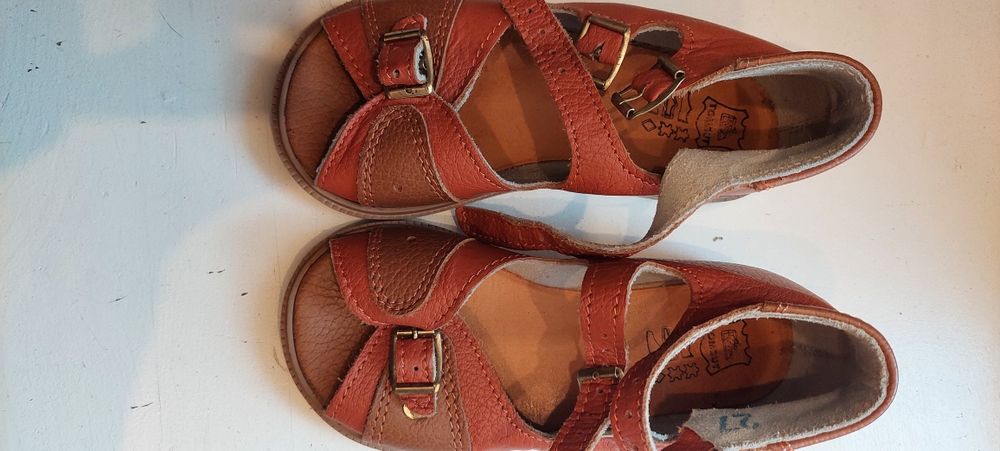 Sandały ortopedyczne 27 skóra