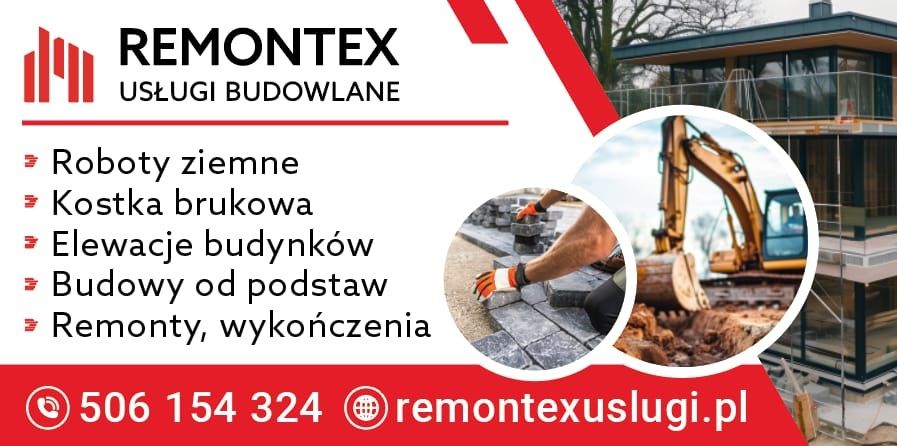 Prace ziemne: kostka brukowa, budowy dróg, przyłącza i inne