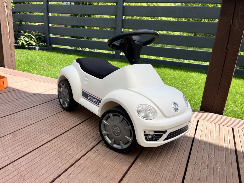 Jeździk odpychacz chodzik Junior VW BEETLE BIAŁY