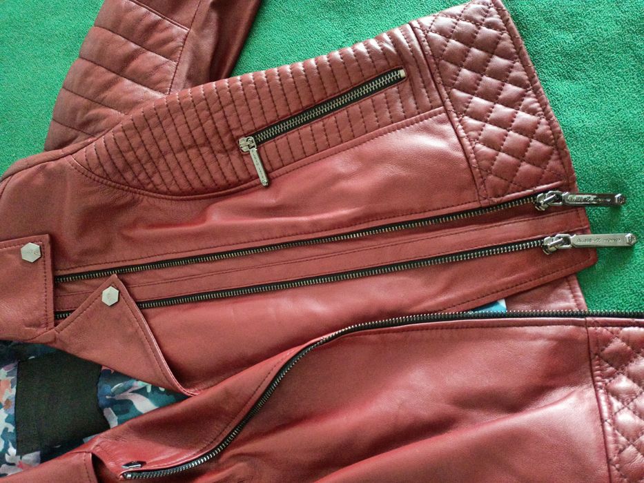 НОВА шкіряна куртка PHILIPP PLEIN розміру S,M