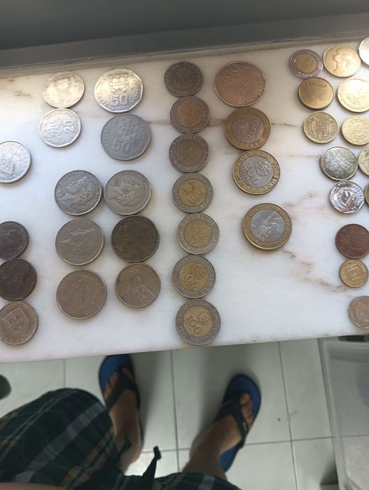 Moedas de escudos