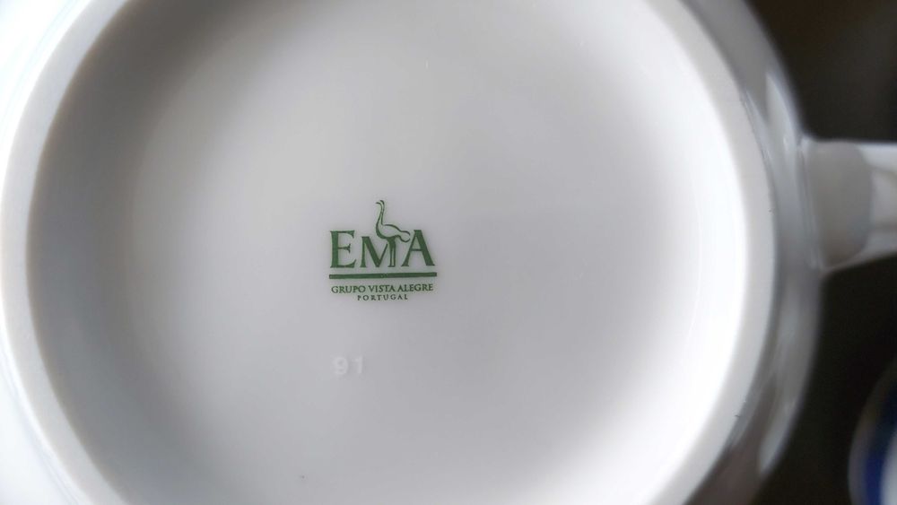 SERVIÇO COMPLETO DE CHÁ EMA (Vista Alegre - Colecção Palacete) NOVO!