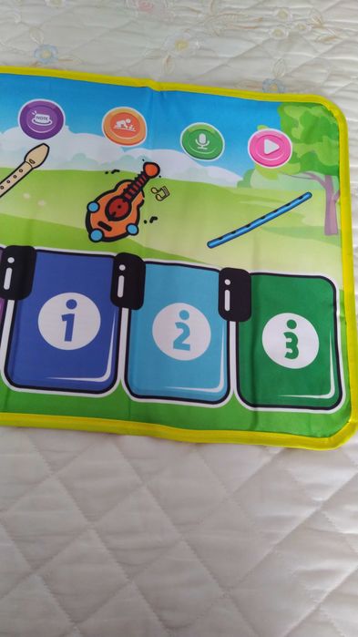 Piano musical para criança Som realista o primeiro contato com os sons