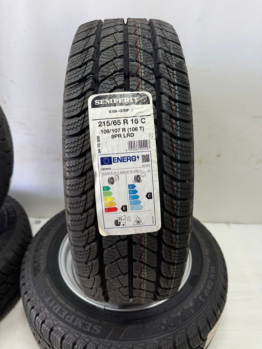 Ford Transit Custom koła stal 215/65r16c Semperit Zima 5x160 Nowe