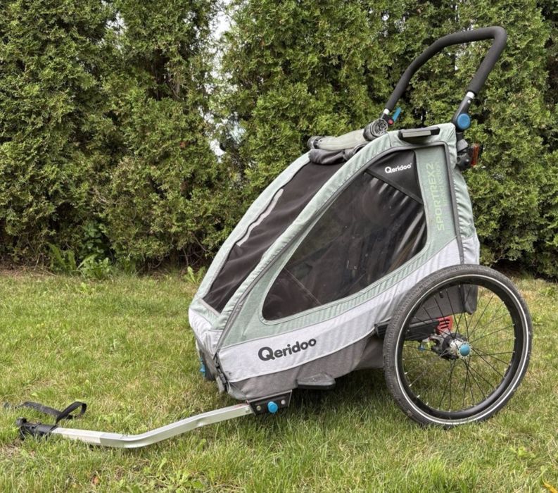 Przyczepka rowerowa Qeridoo Sportex 2, rocznik 2021