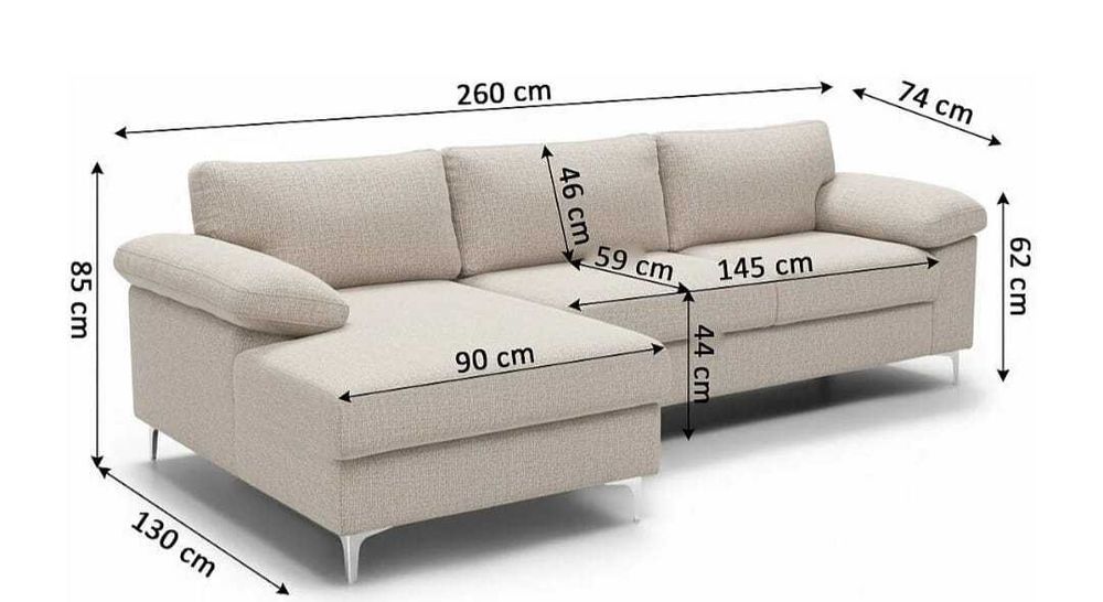 Liquidamos !! Sofa cheselong novo  260cm  envio.gratis