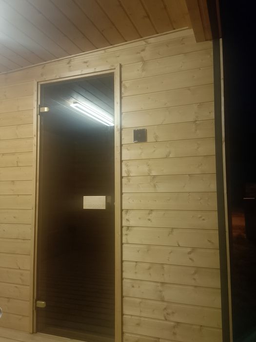 Sauna ogrodowa z miejscem na jakuz zi