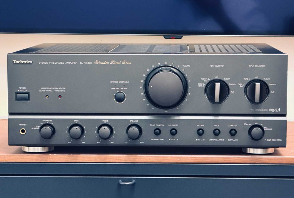 Technics SU-VX800 — японский флагман начала 90-х, Class AA + EDD + XLR + MM/MC, 17 кг, приехал из Германии | отличное состояние