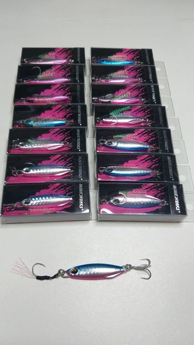 Zagaia pesca slow jigging spinning 20g triplo