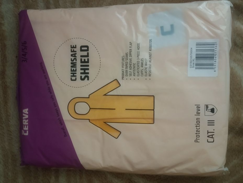 Захисний комбинезон Cerva Chemsafe Shield XL