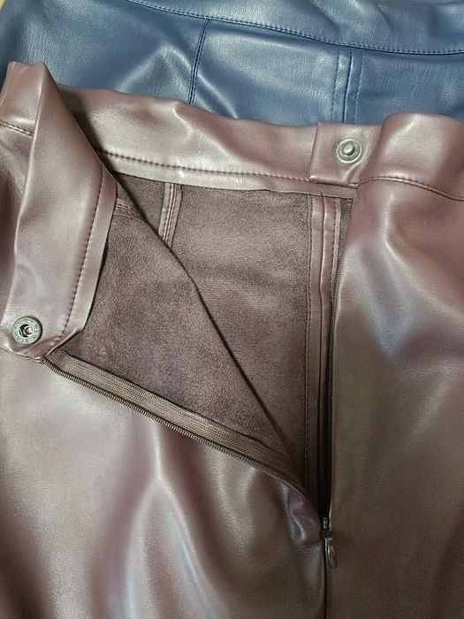 Жіночі спідниці з штучної шкіри