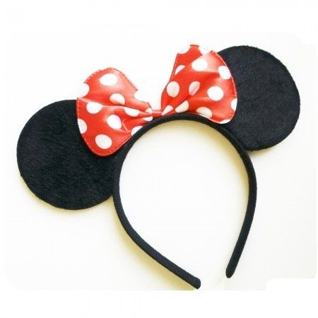 Набор Мини Маус, заколка, обруч, очки и юбка.