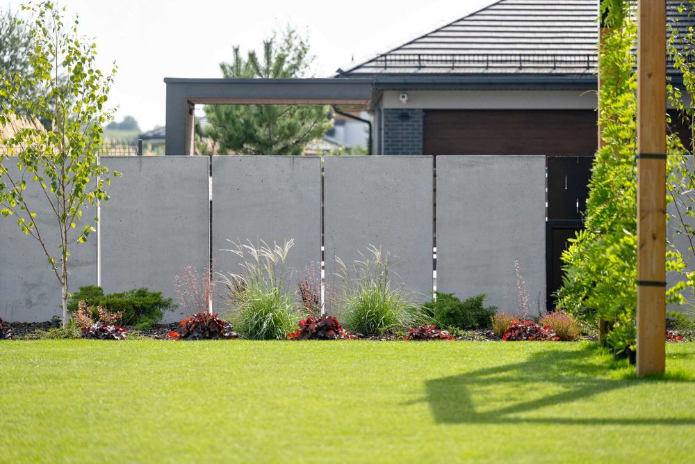 Mur ogrodzeniowy/Ogrodzenie betonowe/ L / Elka beton architektoniczny