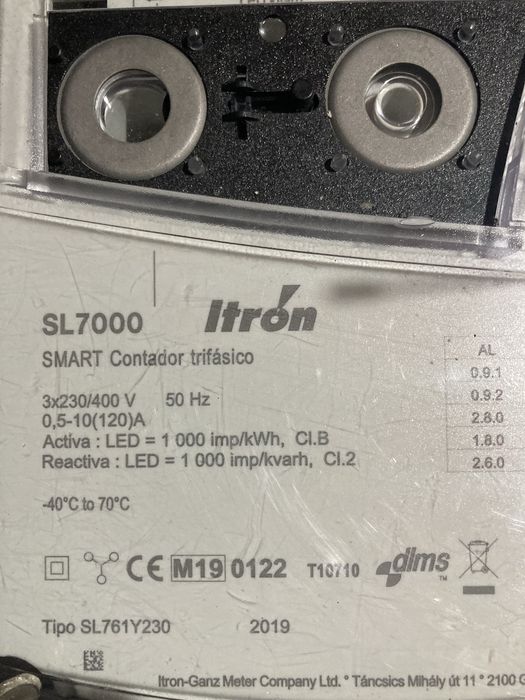Contador elétrico ITRON SL7000