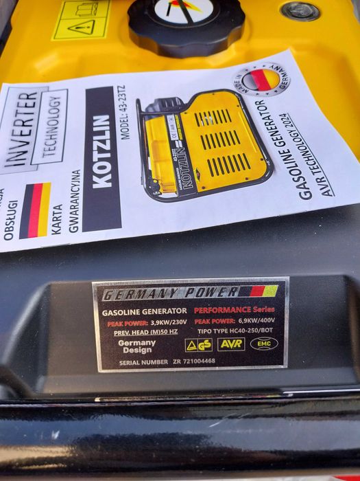 Agregat Prądotwórczy KOTZLIN 43-23TZ 6.9 KW 400V