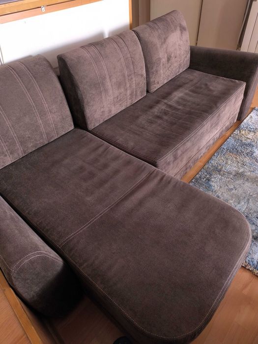 narożnik lewy w kolorze brązowym