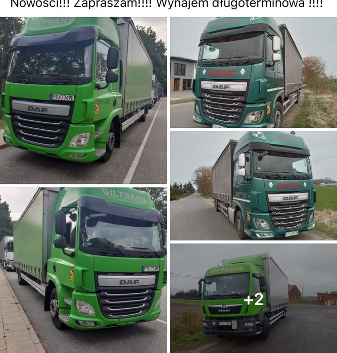DAF CF  Również CF 2017 rok , XF 2017 rok , TGM ZAPRASZAM . Opcja wynajem!