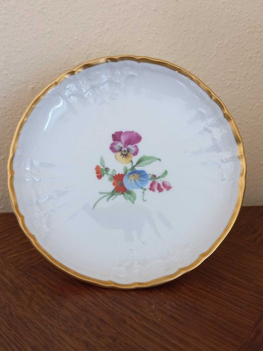 Stary talerzyk porcelanowy - KPM Berlin - 1849-70.