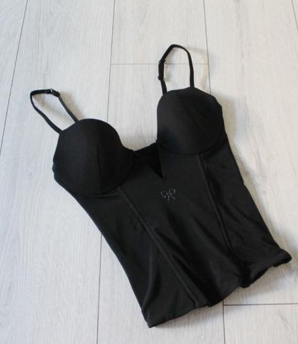 gorset czarny h&m