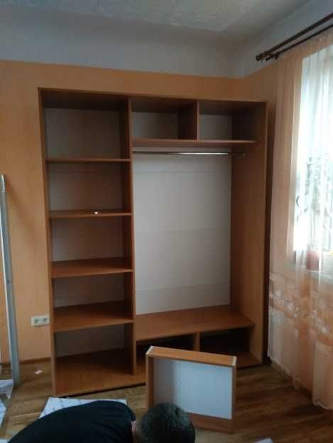 Дводверна шафа-купе/ Шафа з дзеркалами/ Велика шафа в коридор