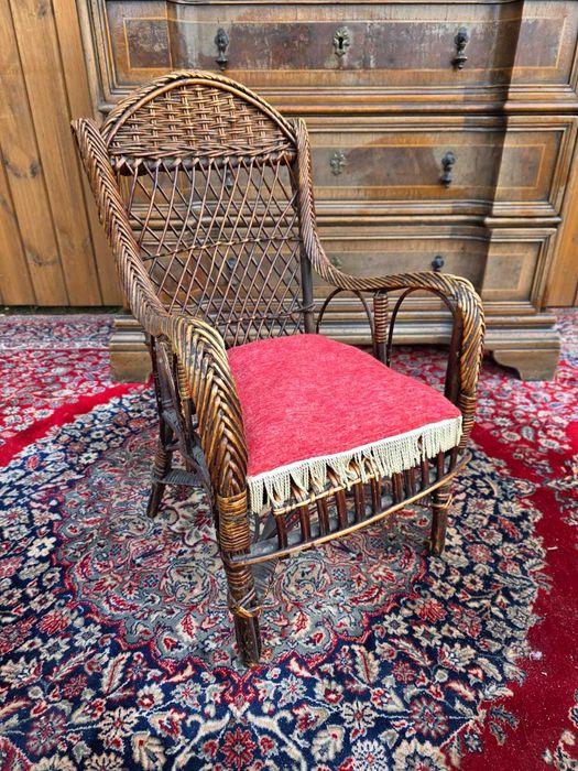 Fotelik rattanowy dziecięcy mini #2453 Stylowy Węgrów