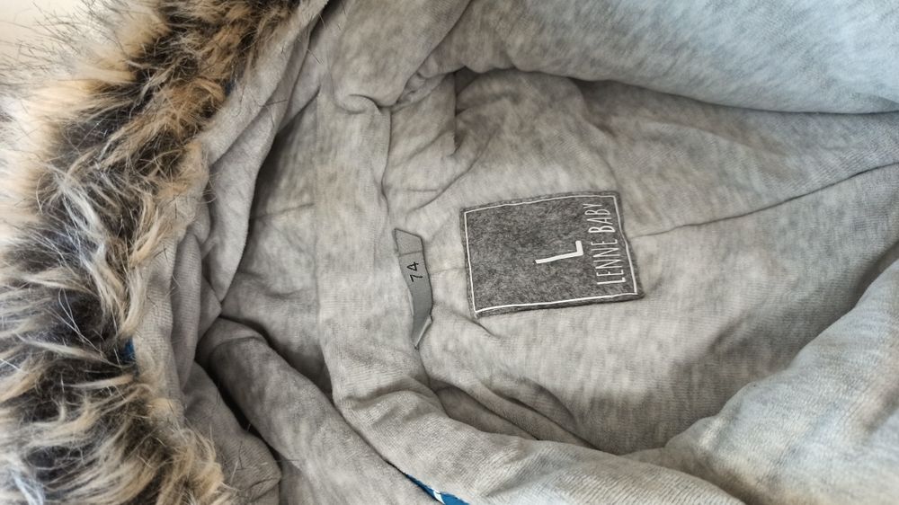 LENNE  зимовий суцільний комбінезон.74 розмір.