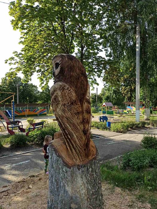 Скульптура з дерева,  дерев'яна  скульптура