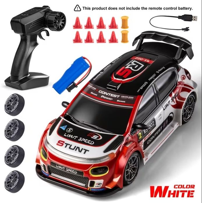 Carro de drift 2.4ghz com luzes, plilhas e frete grátis