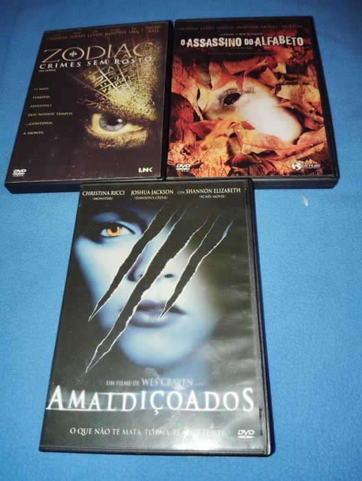 DVDs de Vários Filmes Usados
