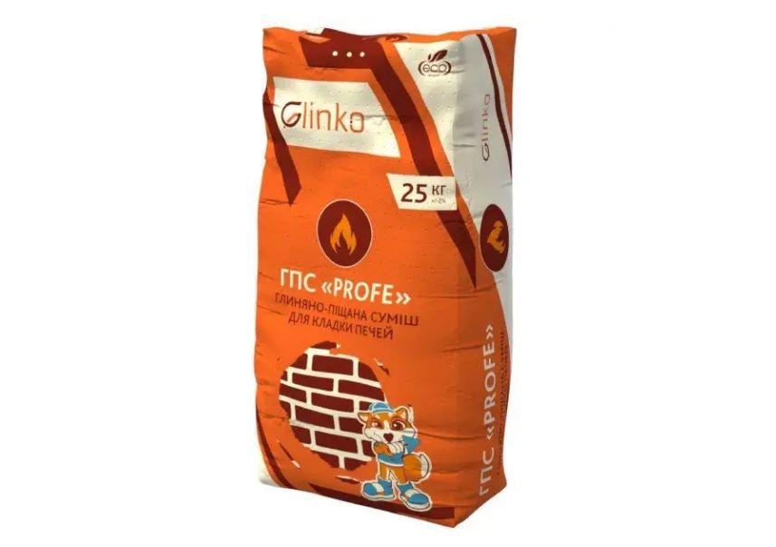 Глиняно-піщана суміш для печей та камінів