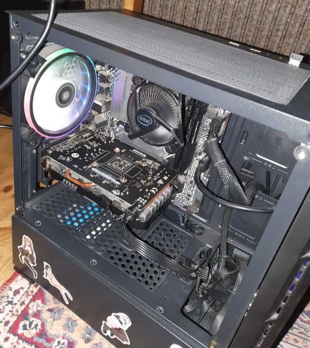 мощный компьютер intel core  i3-10105,gtx,ssd,16gb s1200