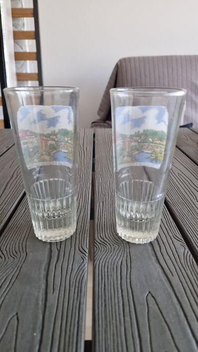 2 copos vintage recordação Termas de S. Pedro do Sul