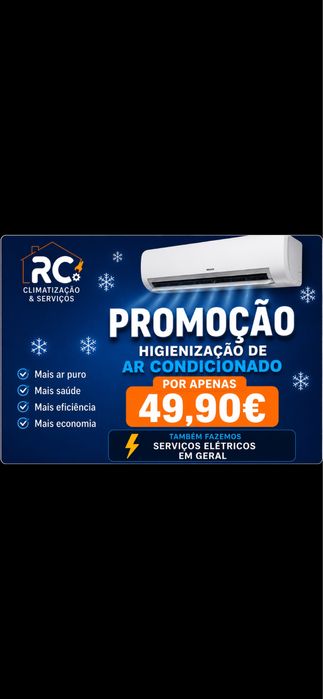 Ar condicionado limpeza